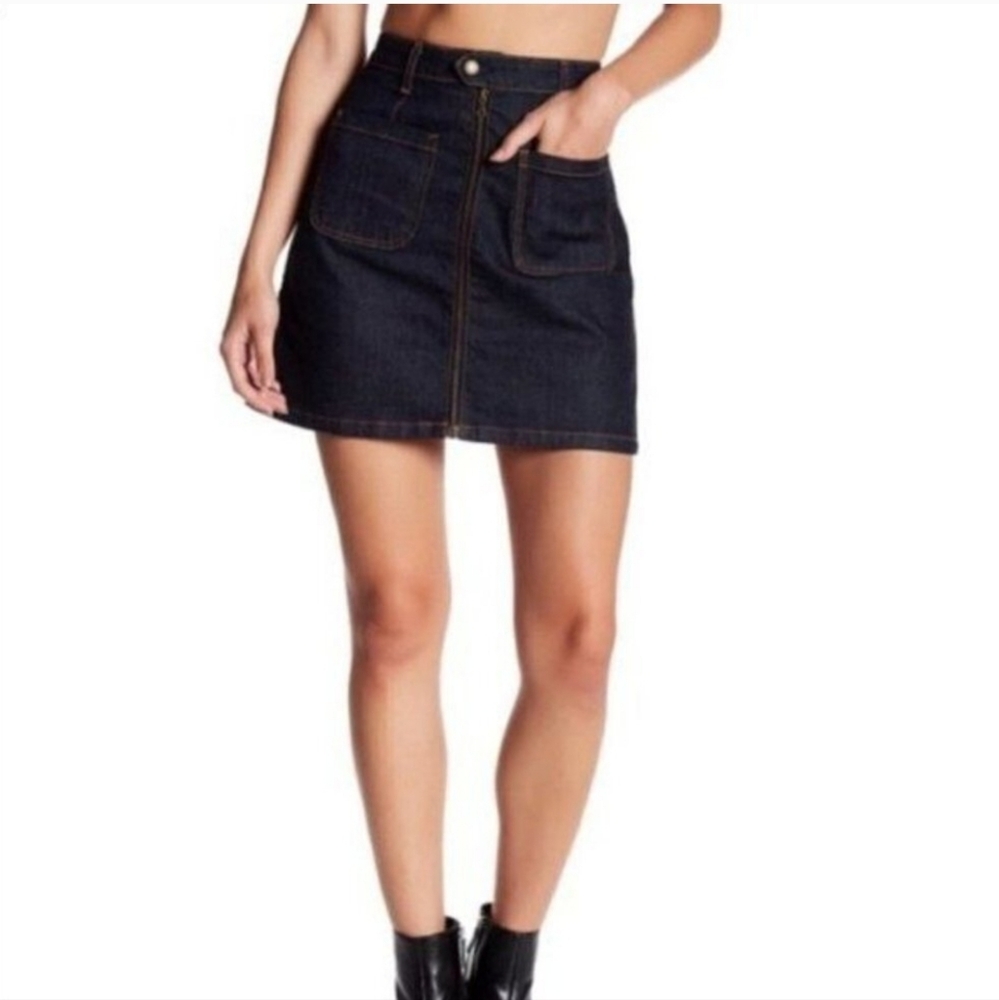 Ag Adriano Goldschmied Becca Denim Skirt Size 27 MSRP $148 NWOT